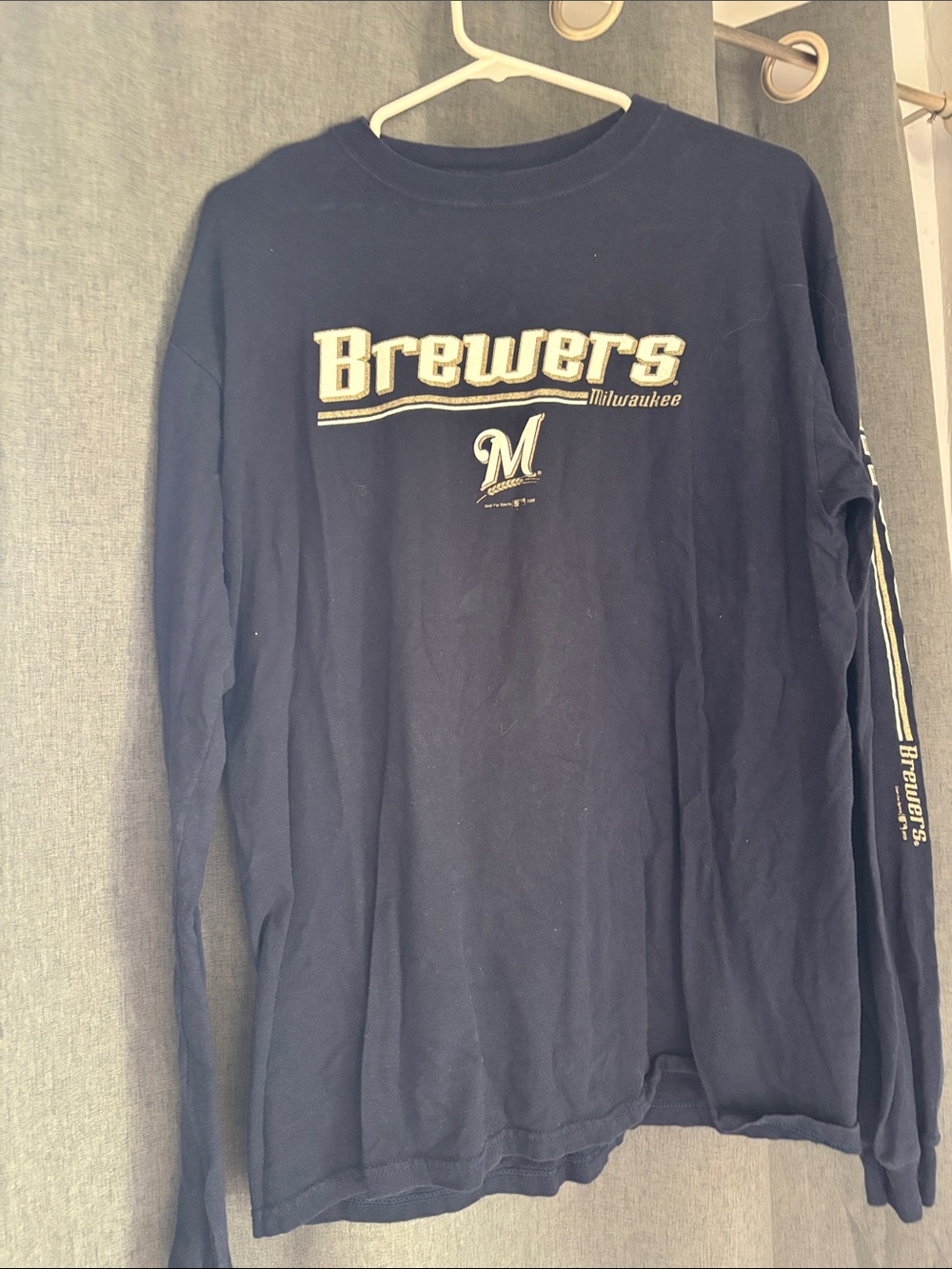 Constantly Varied Gear Navy Blue "Brewers" Long Sleeve Shirt